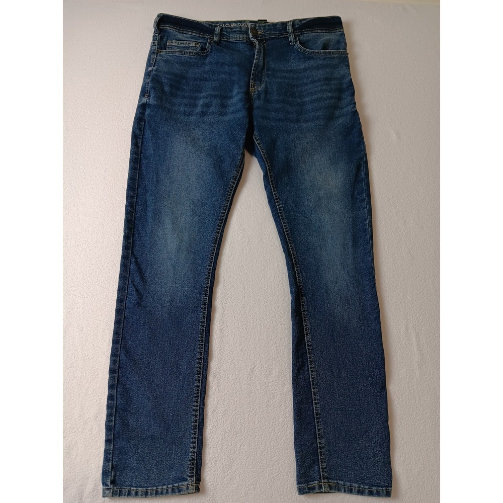 Buffalo David Bitton Mens Max-X Skinny Stretch Jeans Blue 36x32 BM20921